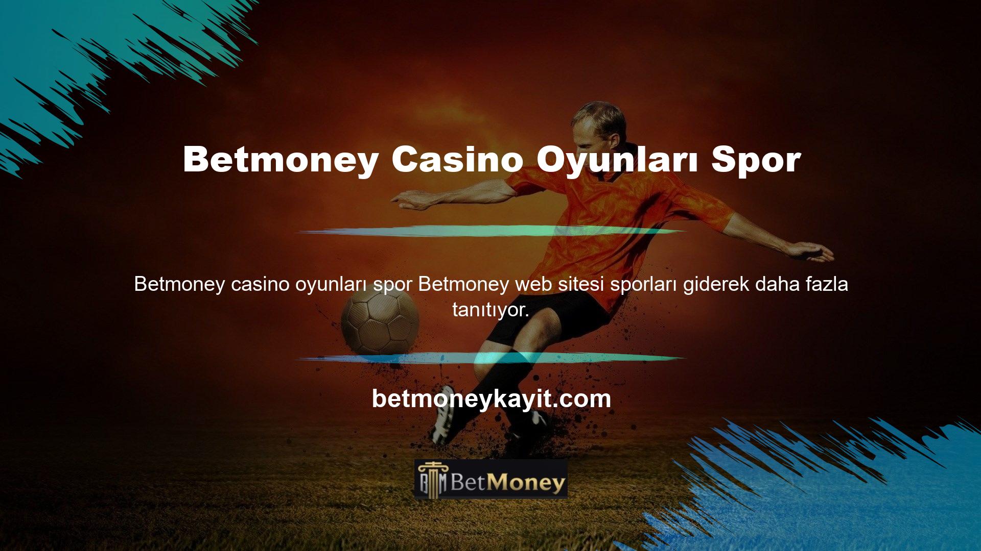 Artık Betmoney web sitesi üzerinden spor bahisleri yapabilirsiniz